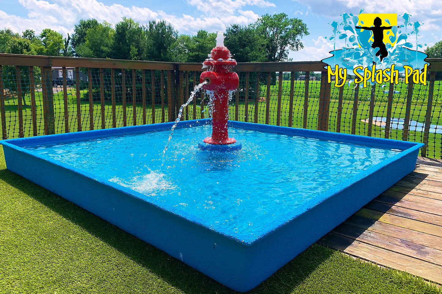 Portable Kid Wading Pool Kit by My portable splash pad.