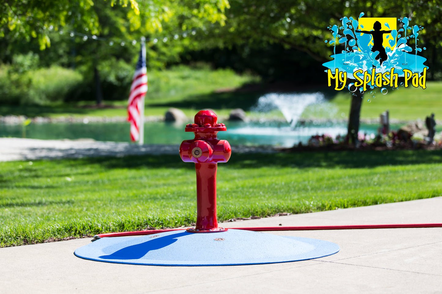 Fire Hydrant Portable Splash Pad Water Play Features