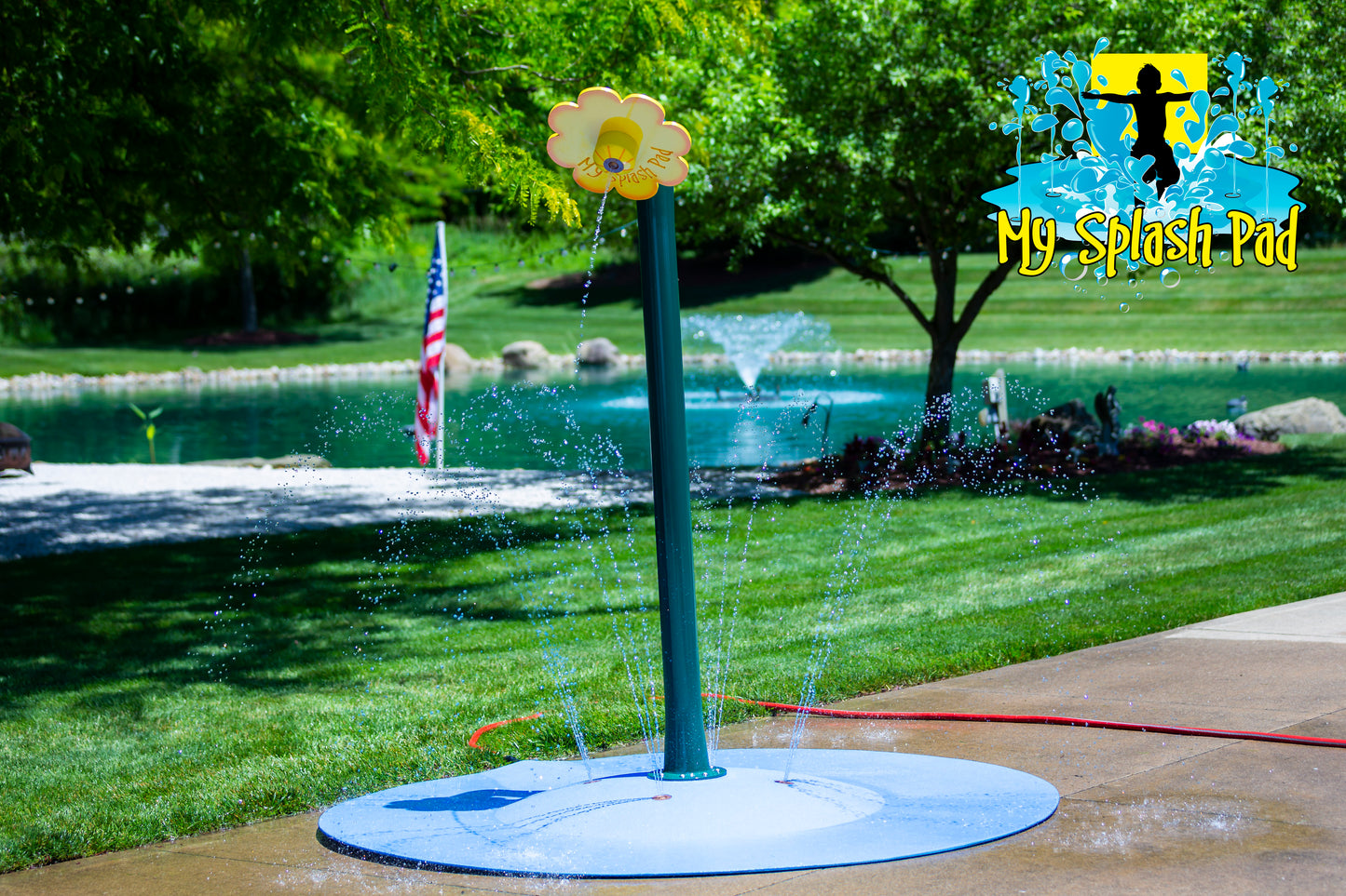Flower Shower Portable Water Play Feature