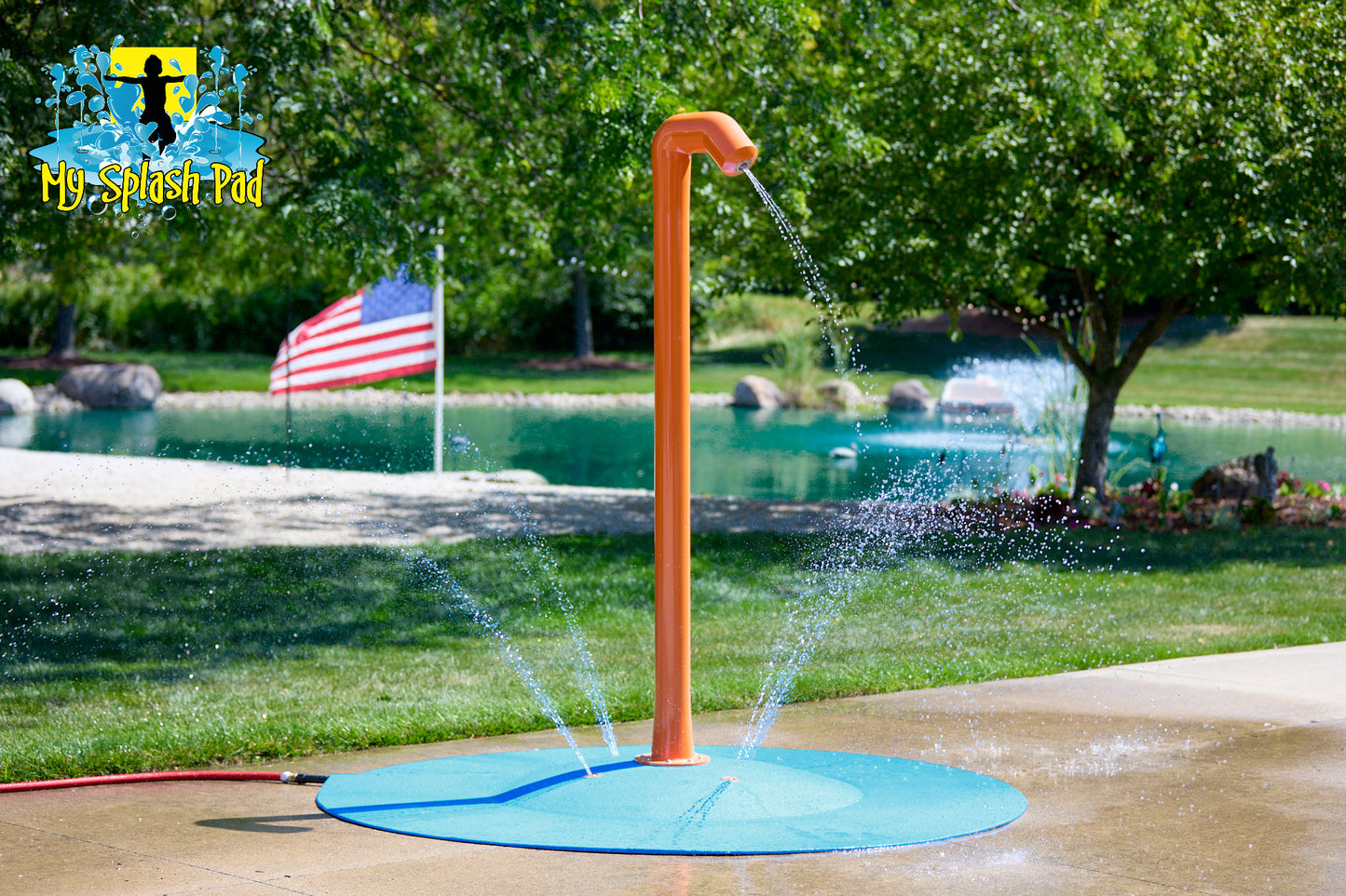 Rain Blaster Portable Splash Pad Water Play Features