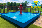 Portable Kid Wading Pool Kit by My portable splash pad.