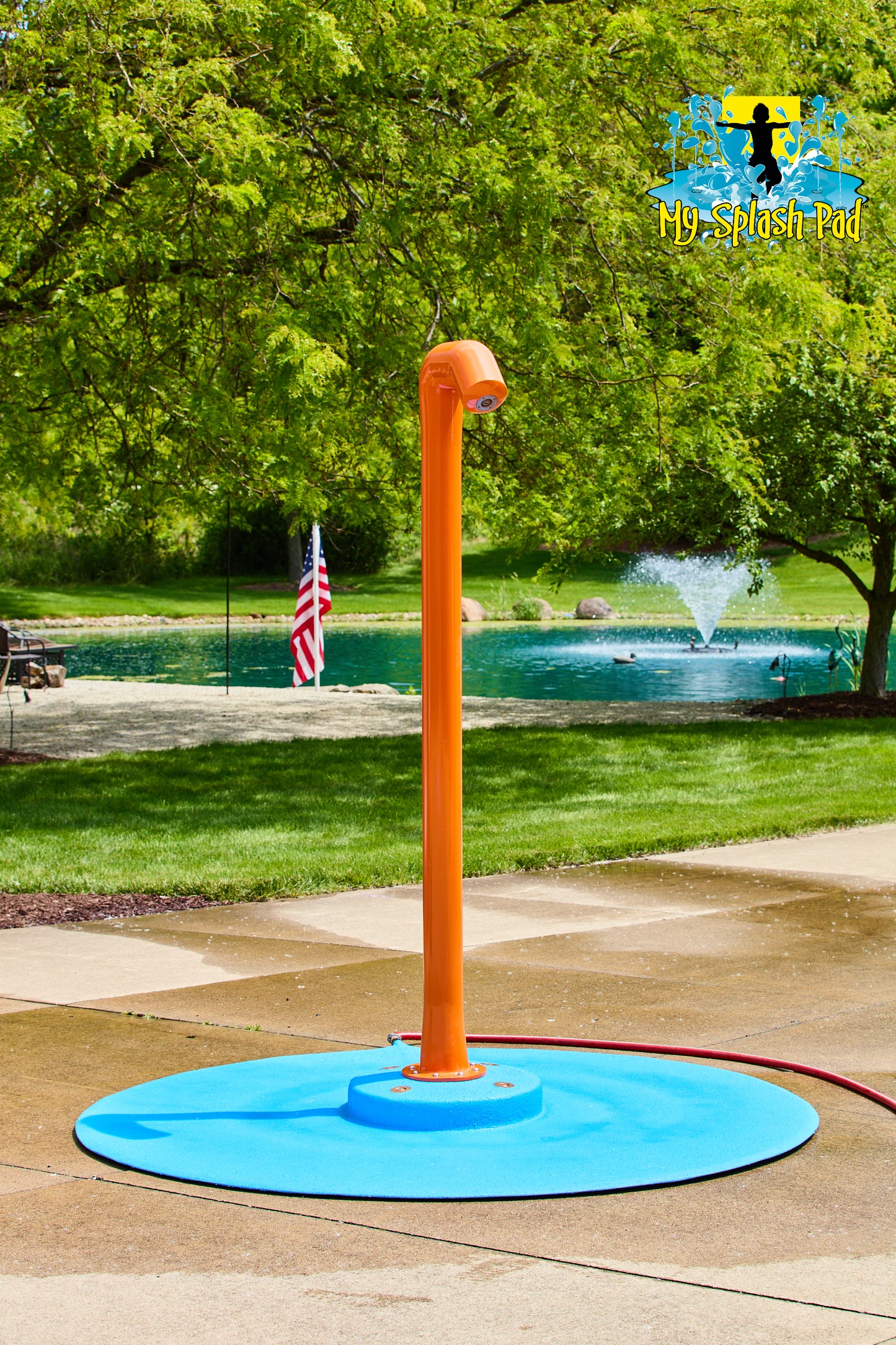 Rain Blaster Portable Splash Pad Water Play Features