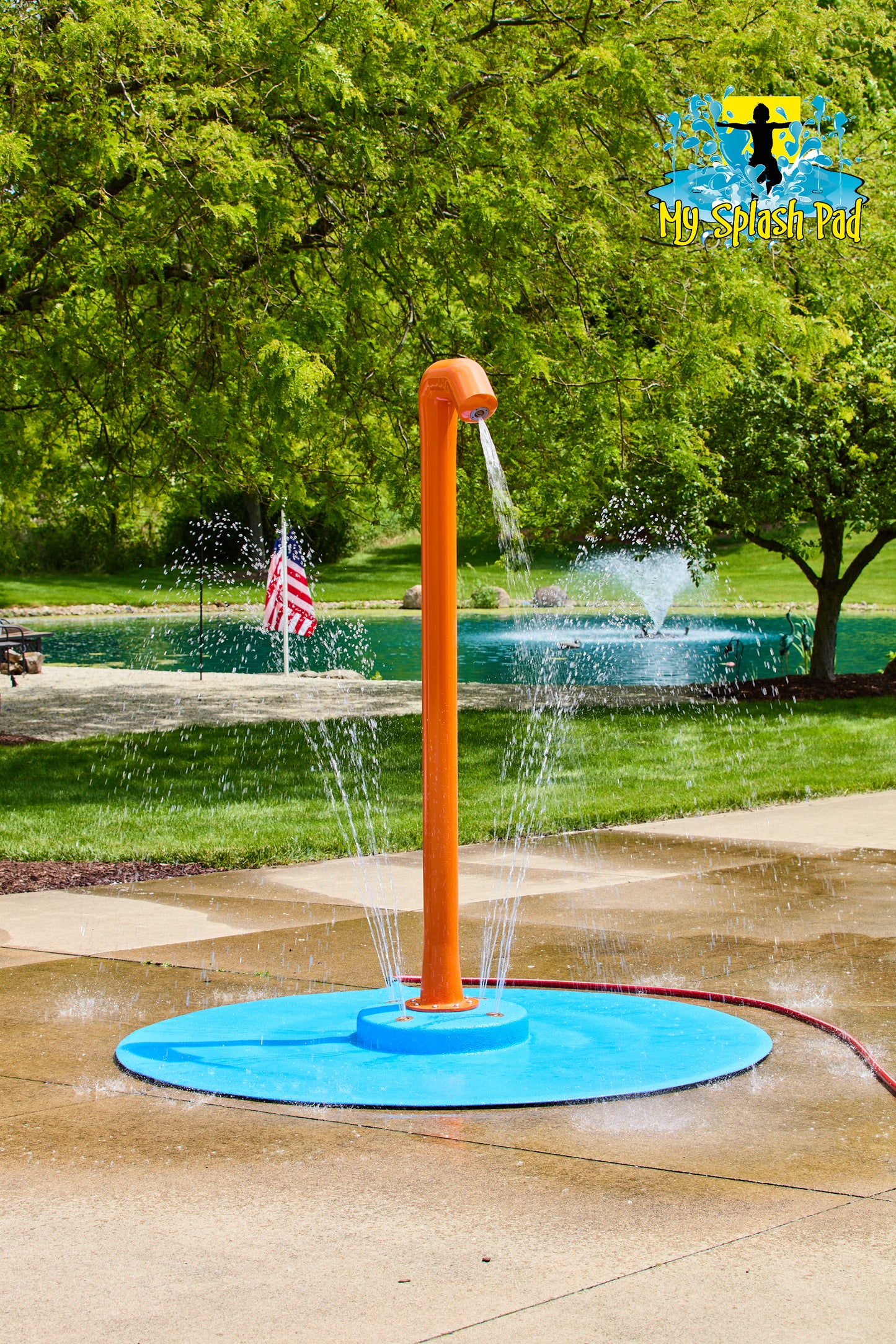 Rain Blaster Portable Splash Pad Water Play Features