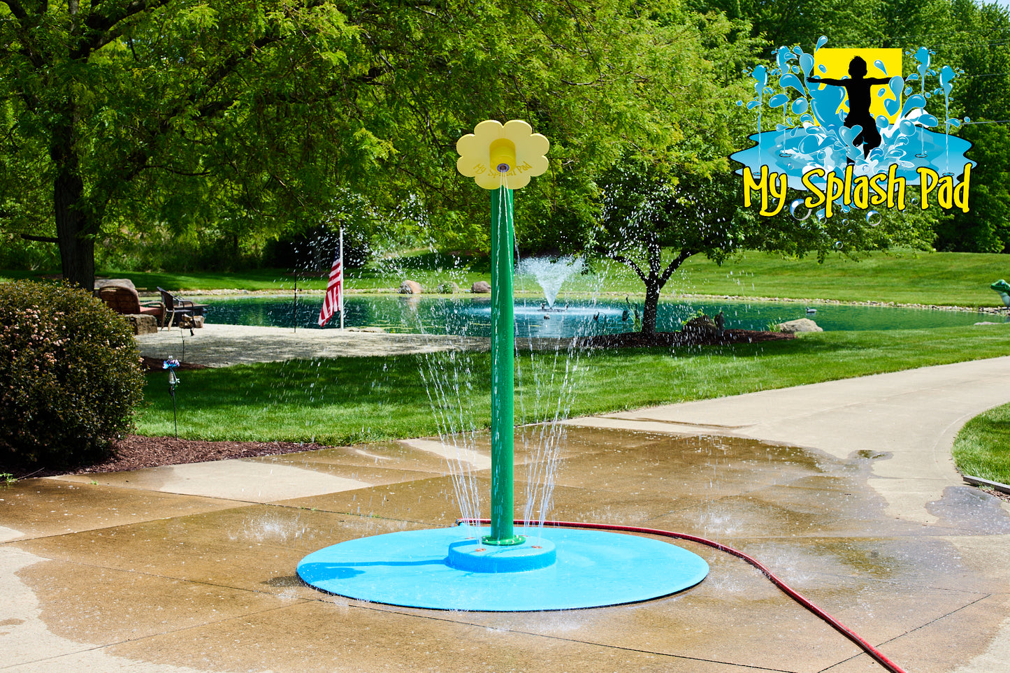 Flower Shower Portable Water Play Feature