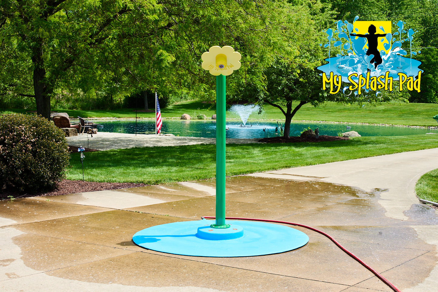 Flower Shower Portable Water Play Feature