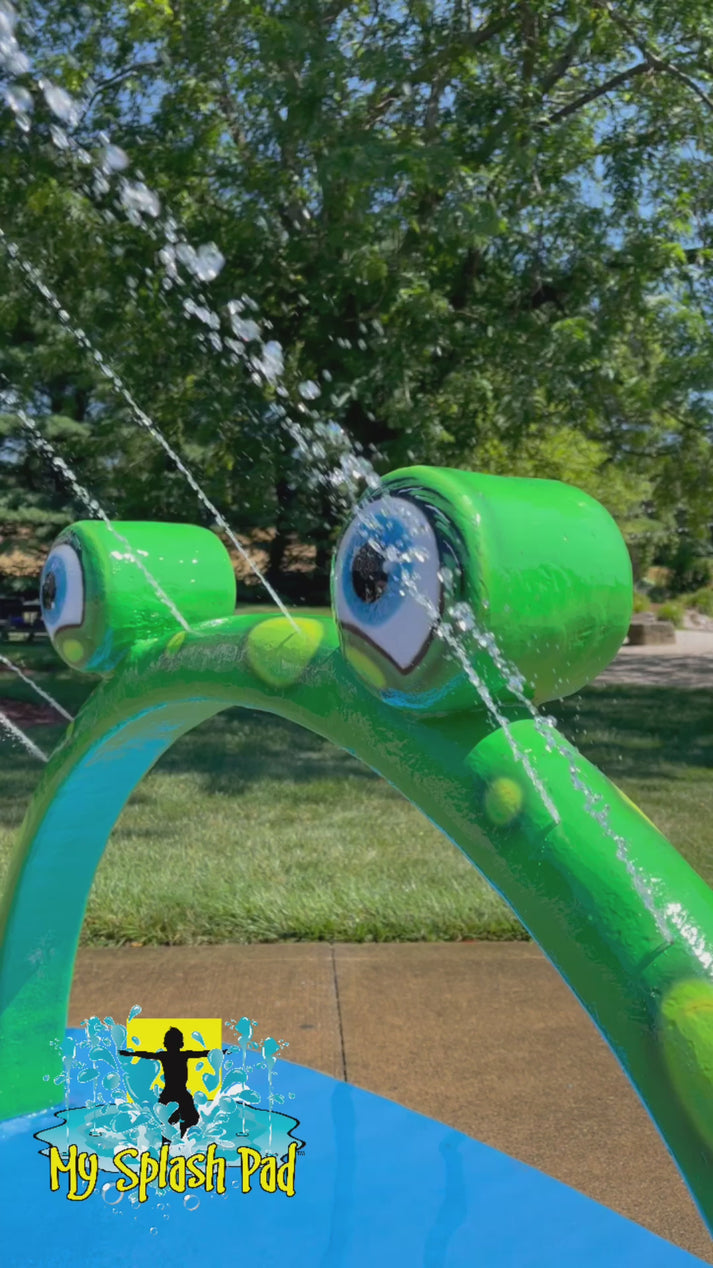 Mini Frog Arch Mobile Water Play Features by My Splash Pad ...